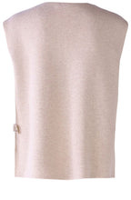 Light Beige Button Detail Slip Over