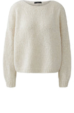 Light Beige Chunky Knit Oversized Jumper