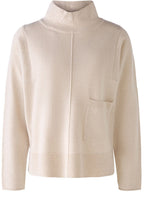 Light Beige Cowl Neck Jumper