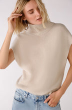 Light Beige High Neck Slip Over