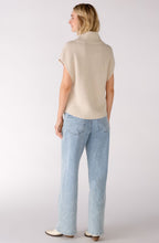 Light Beige High Neck Slip Over