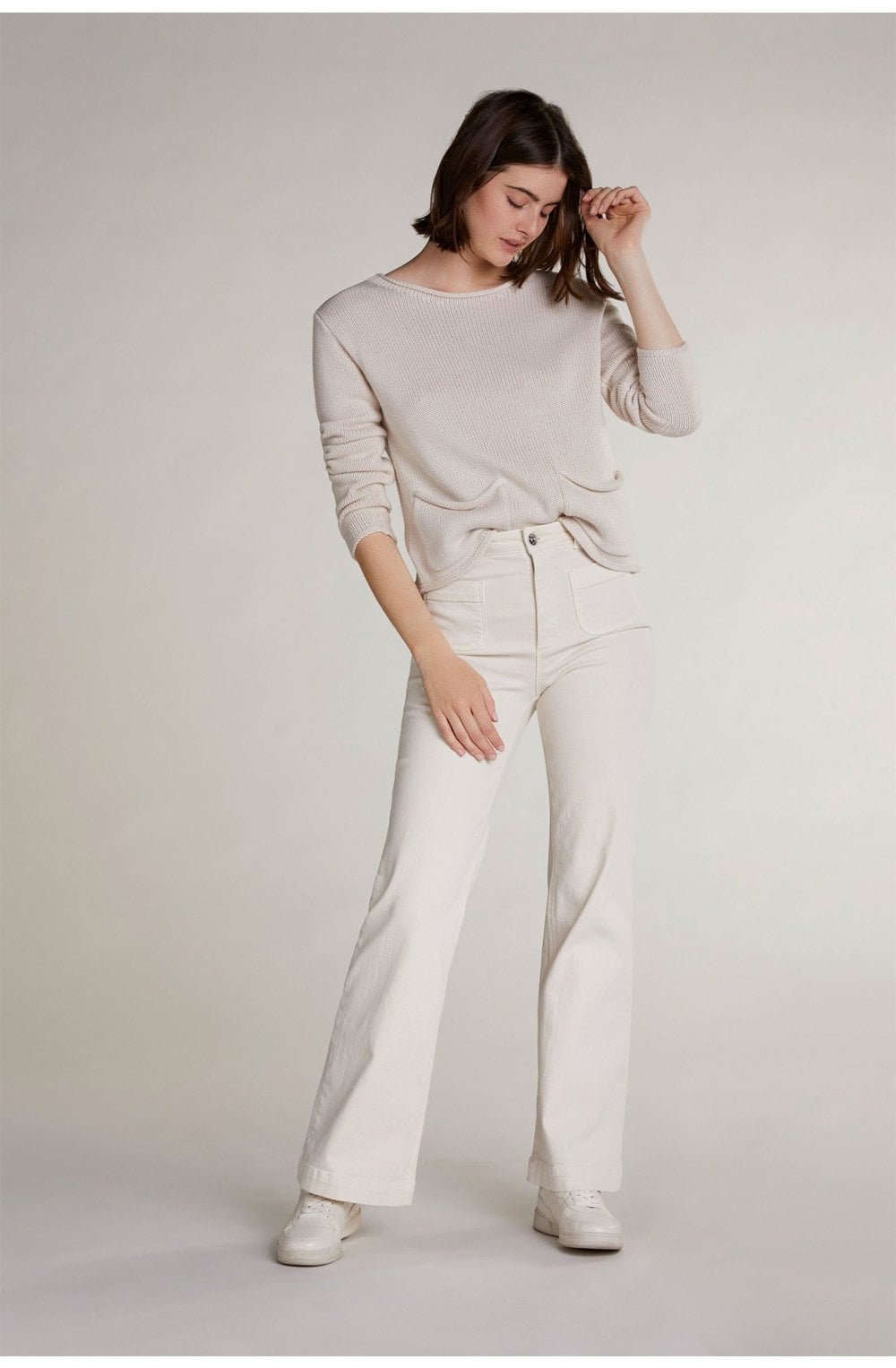 Light Beige Knit Jumper