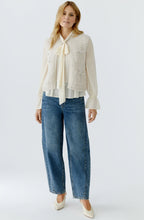 Light Beige Melange Loose Knit Wasitcoat