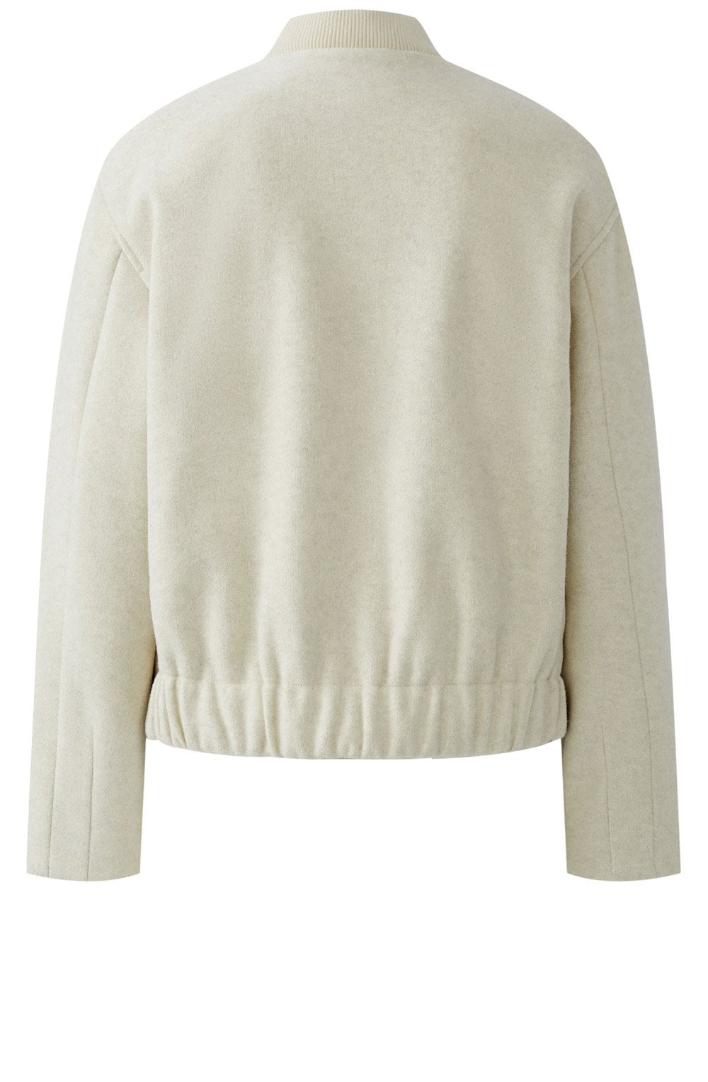 Light Beige Melange Wool Effect Jacket