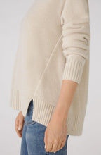 Light Beige Relaxed Rolled Turtle Neck Jumper