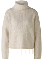 Light Beige Sparkle Strands Jumper