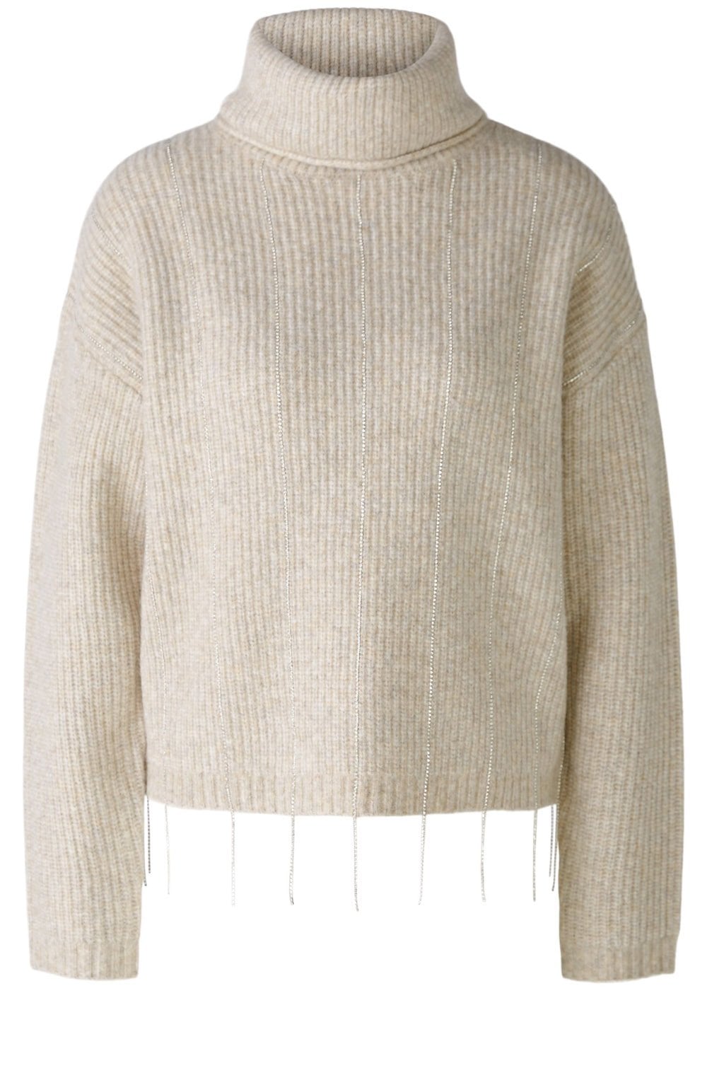 Light Beige Sparkle Strands Jumper