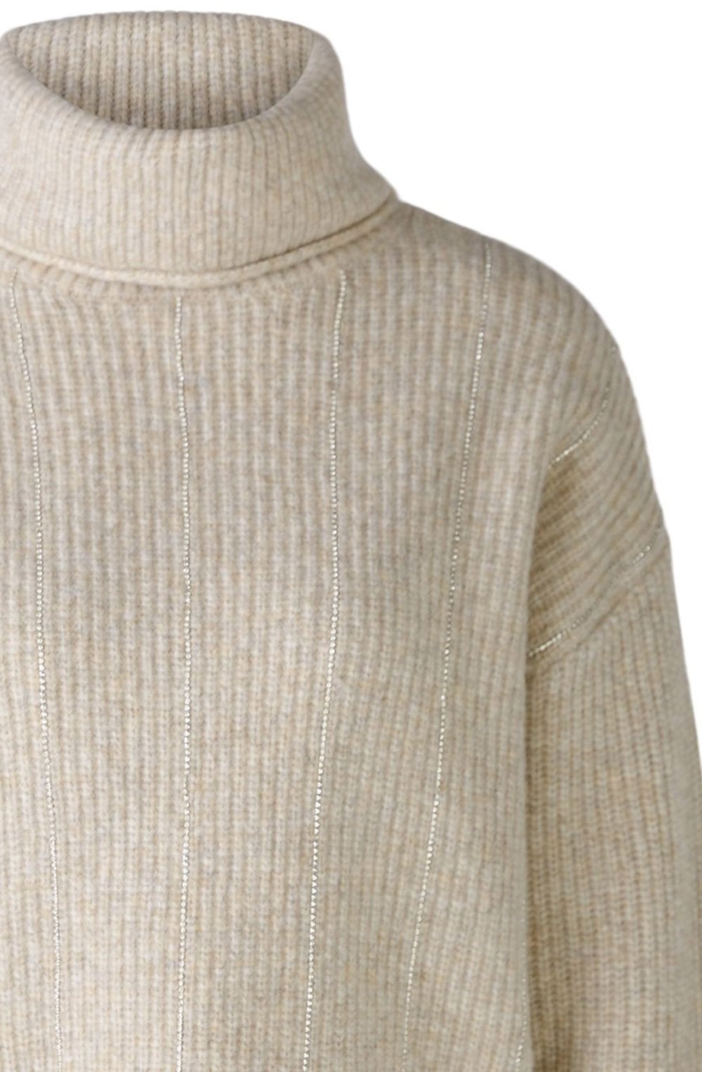 Light Beige Sparkle Strands Jumper