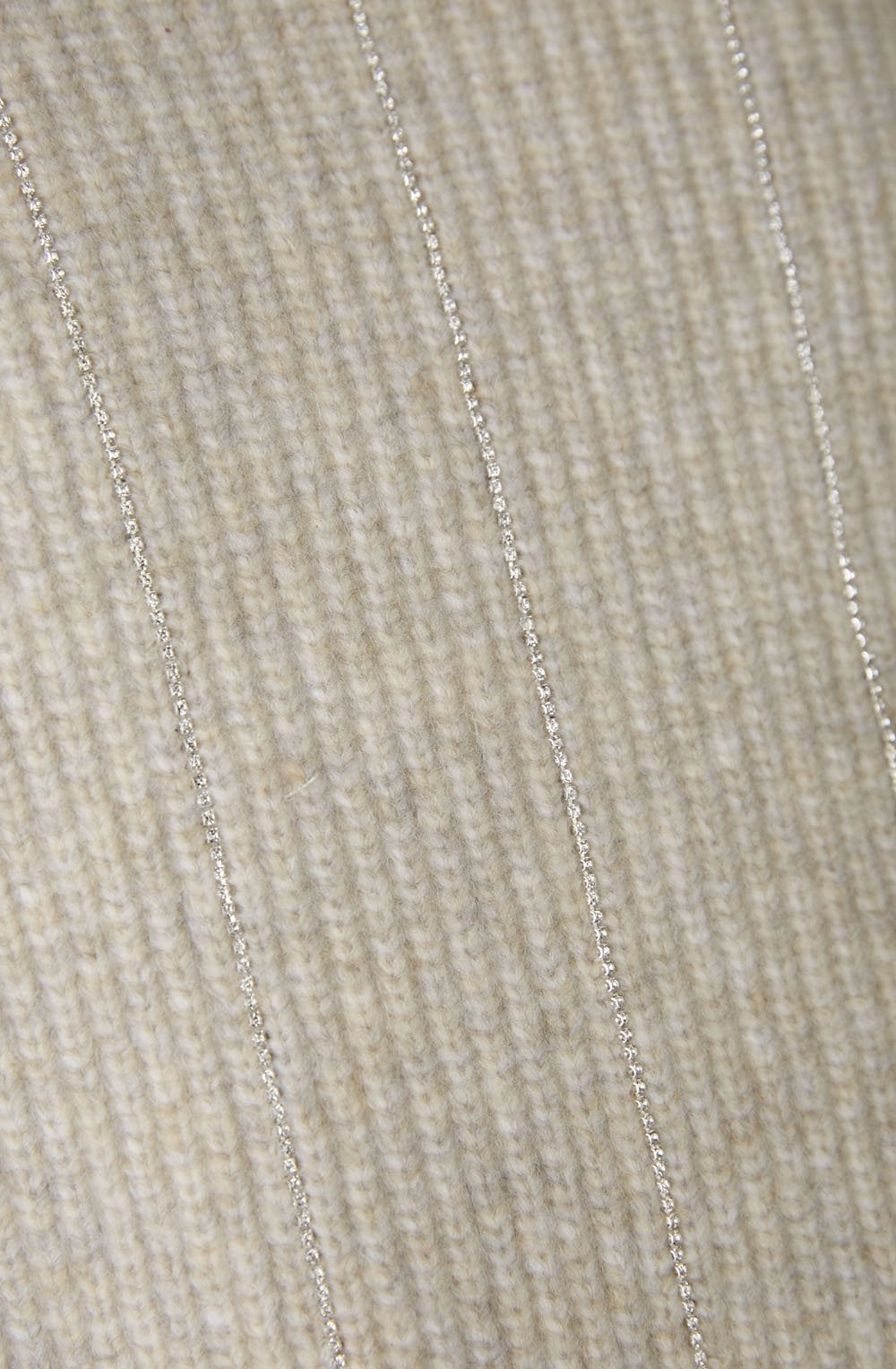 Light Beige Sparkle Strands Jumper