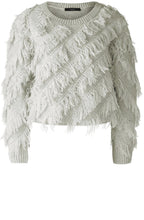 Light Beige Tasseled Jumper