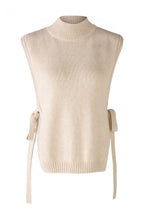 Light Beige Tie Detail Slip Over