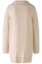 Light Beige Zip Neck Jumper