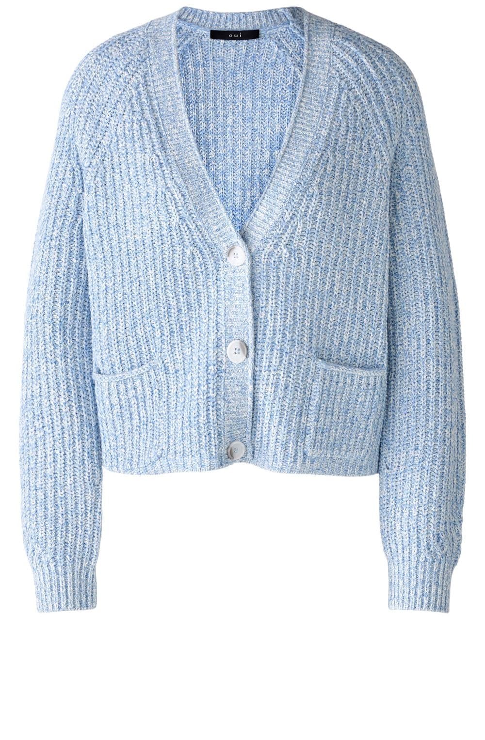 Light Blue and White Mix Cardigan