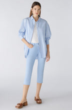 Light Blue and White Oversized Cotton Shirt