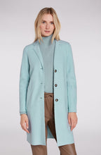 Light Blue Boiled Wool Coat