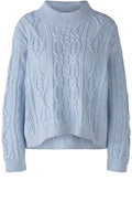 Light Blue Cable Knit Jumper