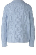Light Blue Cable Knit Jumper