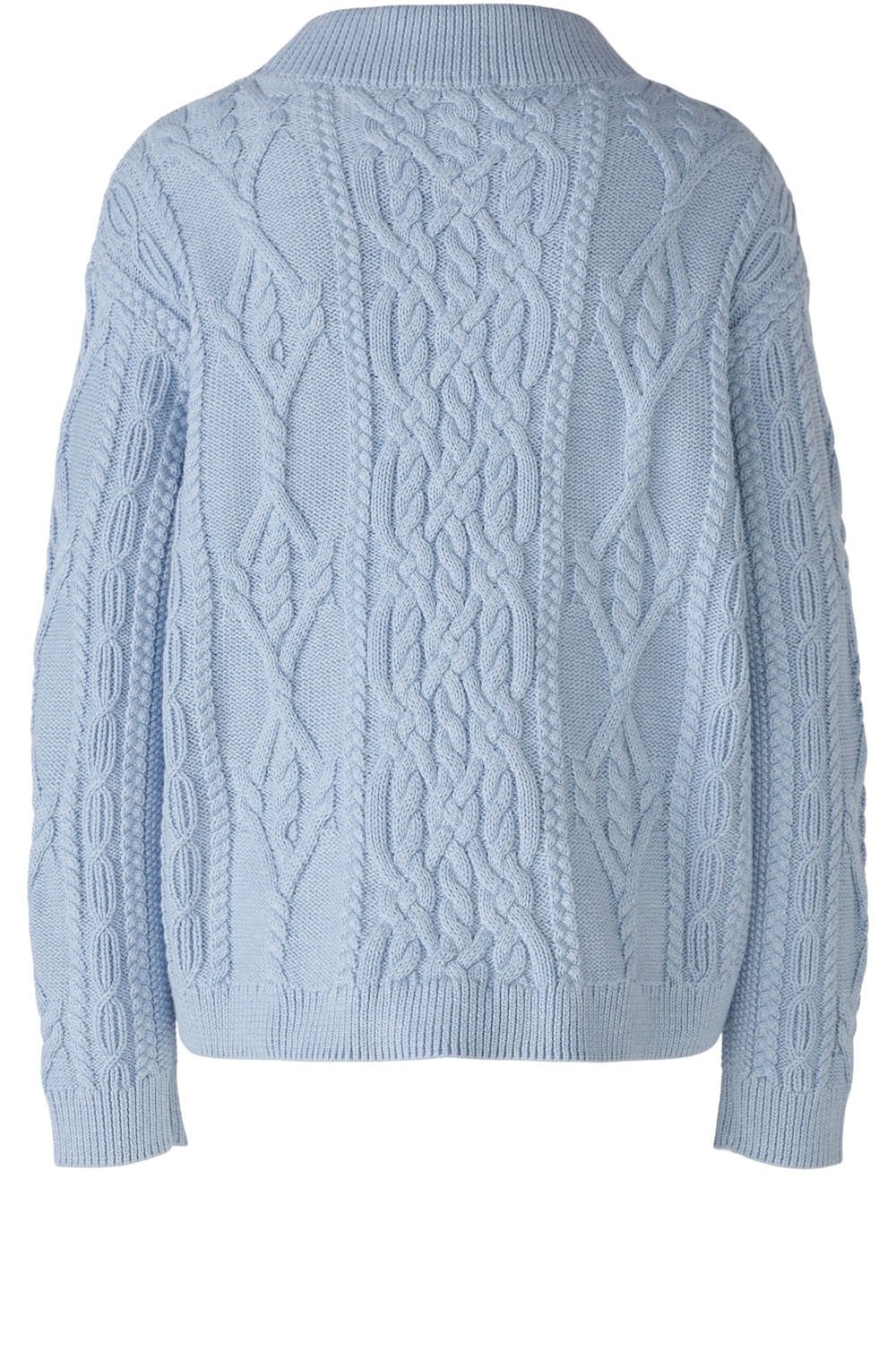 Light Blue Cable Knit Jumper