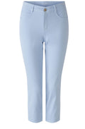 Light Blue Cropped Skinny Jeans