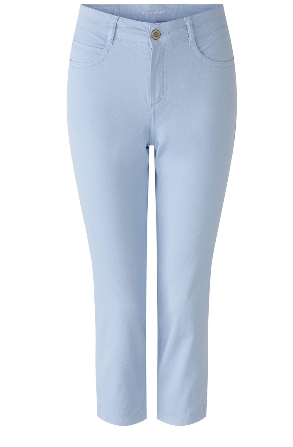 Light Blue Cropped Skinny Jeans