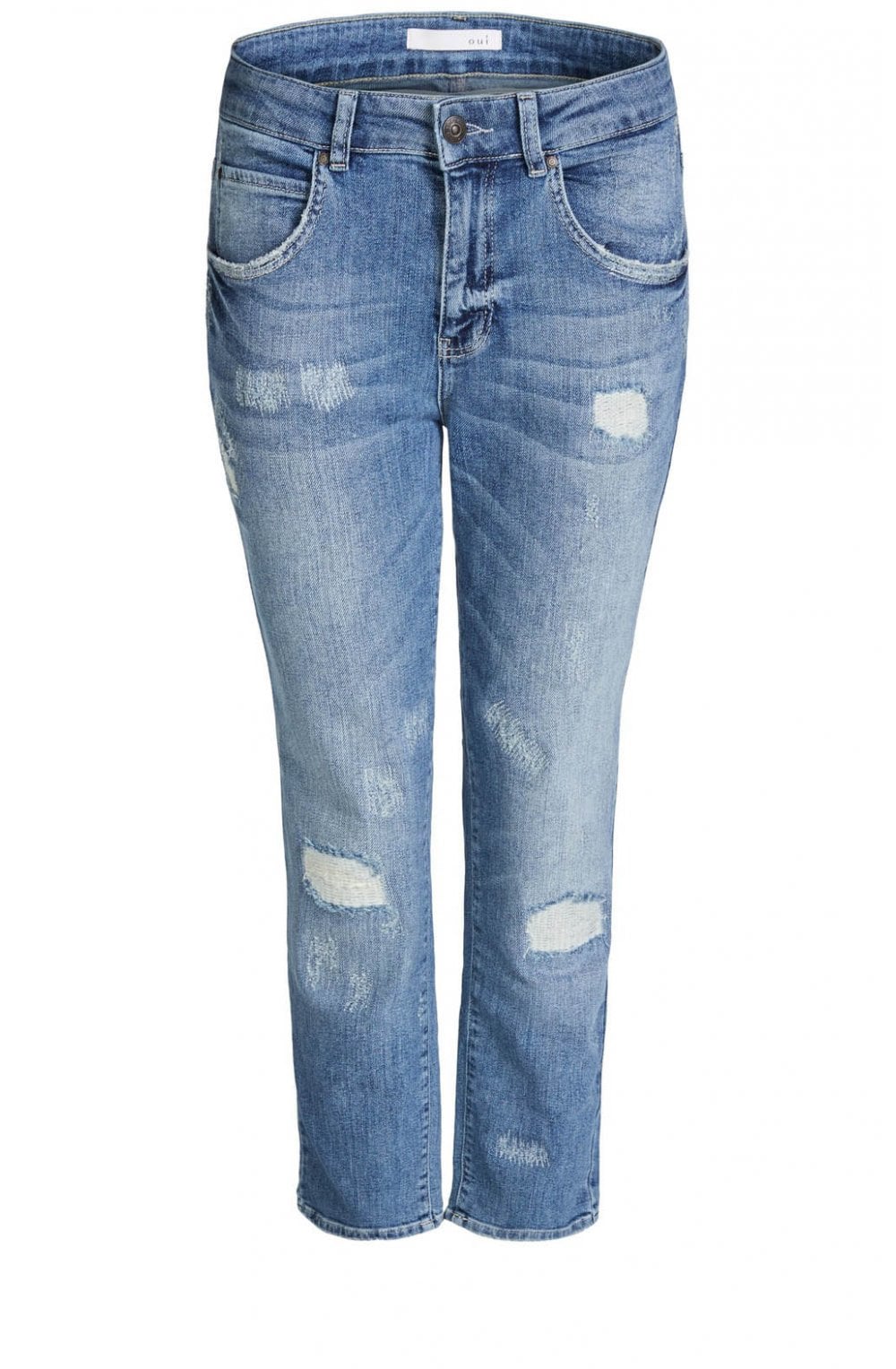 Light Blue Denim Boyfriend Jeans