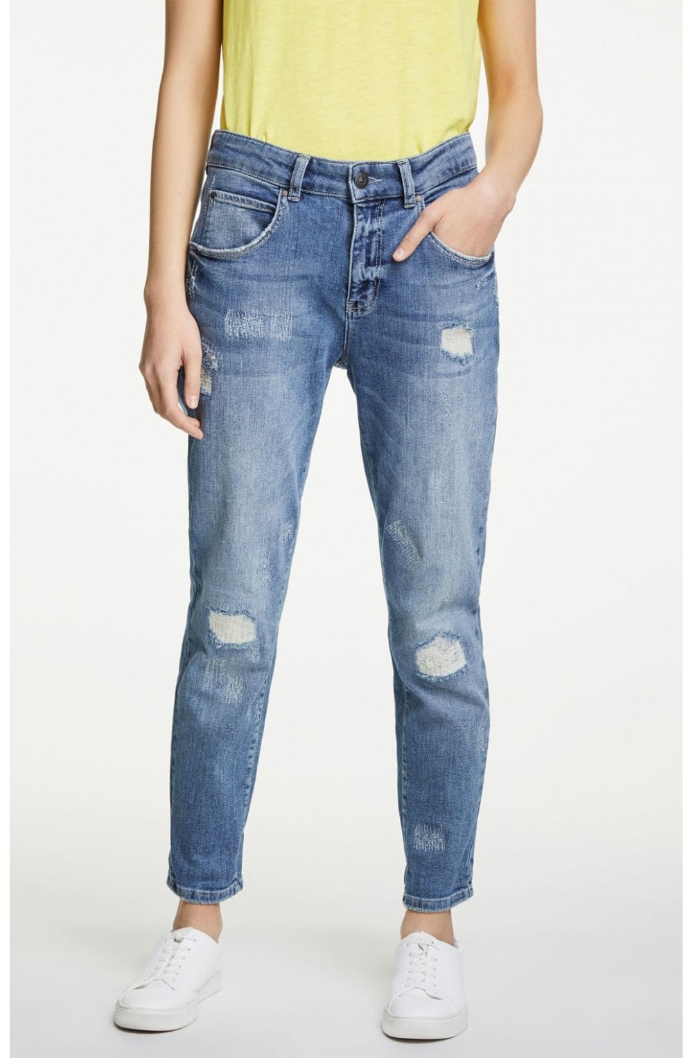 Light Blue Denim Boyfriend Jeans