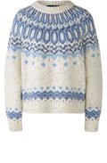 Light Blue Fair Isle Chunky Jumper