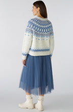 Light Blue Fair Isle Chunky Jumper