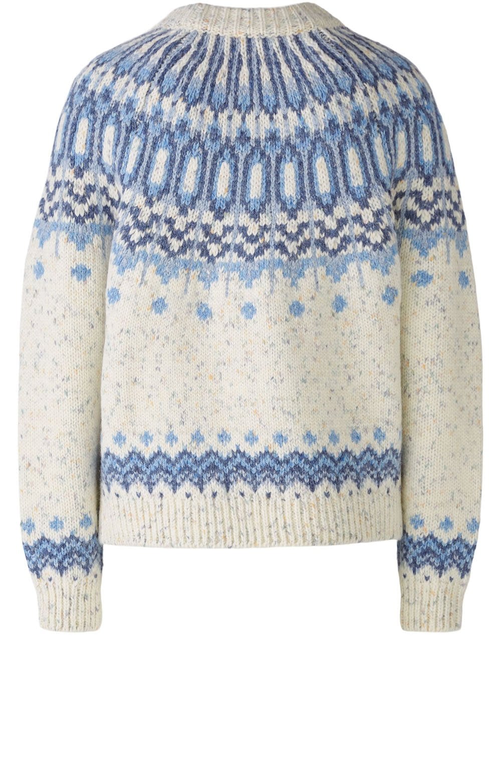 Light Blue Fair Isle Chunky Jumper