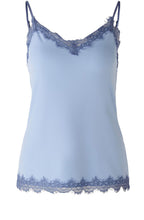Light Blue Lace Edged Camisole