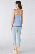 Light Blue Lace Edged Camisole