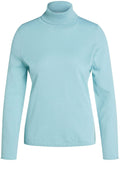 Light Blue Polo Neck Jumper