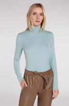 Light Blue Polo Neck Jumper