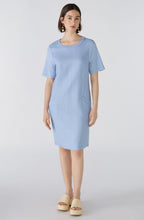 Light Blue Short Sleeved Linen Dress