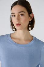 Light Blue Short Sleeved Linen Dress