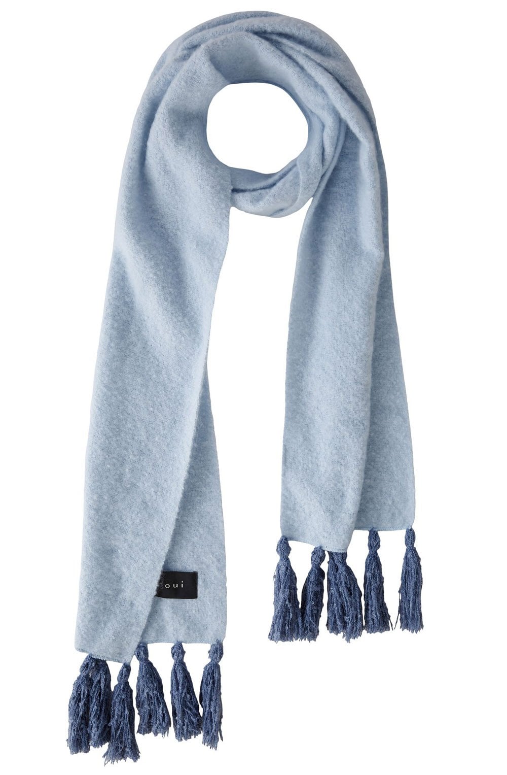 Light Blue Super Soft Extra Long Scarf