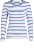 Light Blue White Striped Jumper