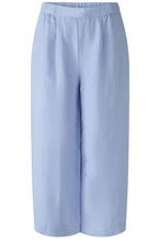 Light Blue Wide Leg Linen Culottes