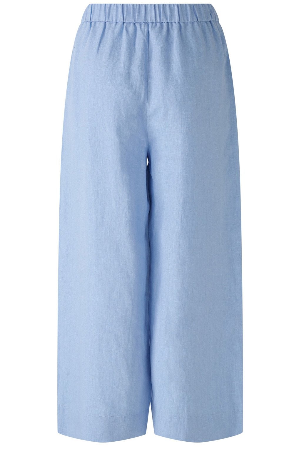 Light Blue Wide Leg Linen Culottes