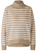 Light Camel and Beige Set In Sleeves Jumper