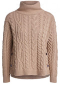Light Camel Cable Knit Jumper