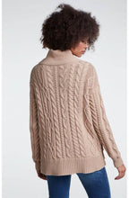 Light Camel Cable Knit Jumper