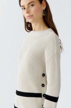Light Camel Grey Side Button Jumper