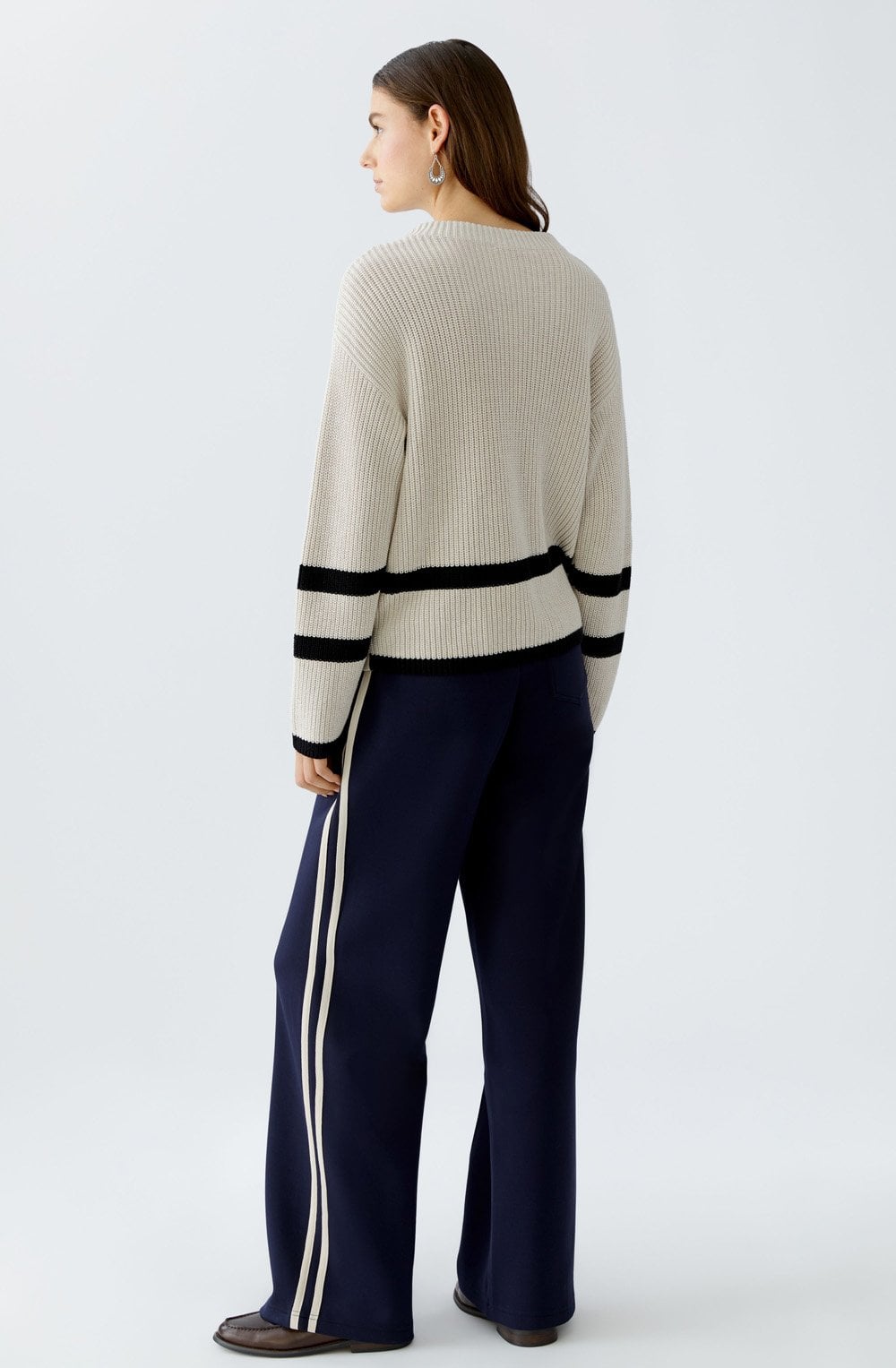 Light Camel Grey Side Button Jumper