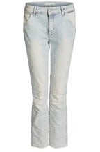 Light Denim Fine Striped Jeans