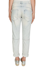 Light Denim Fine Striped Jeans