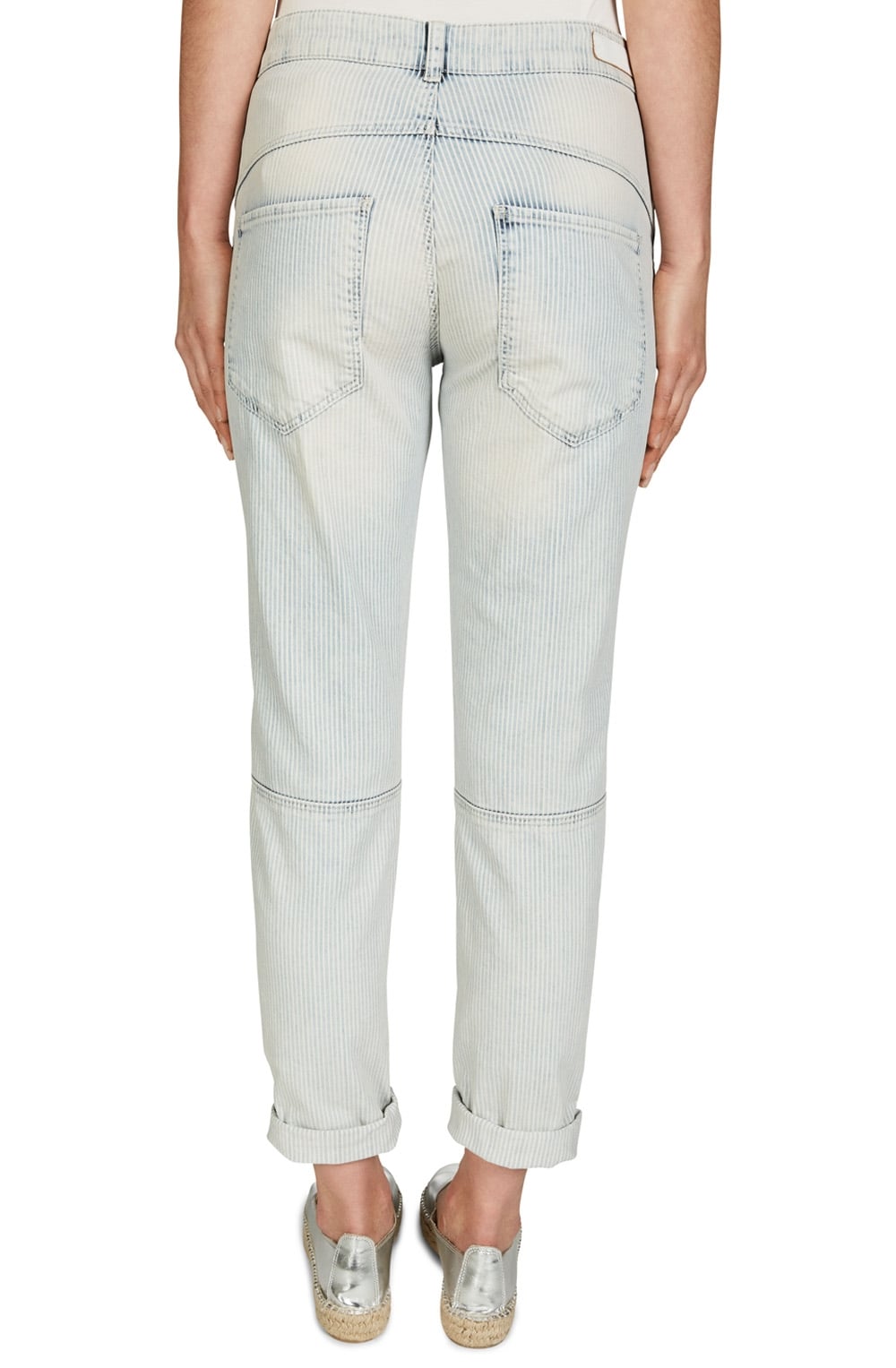 Light Denim Fine Striped Jeans