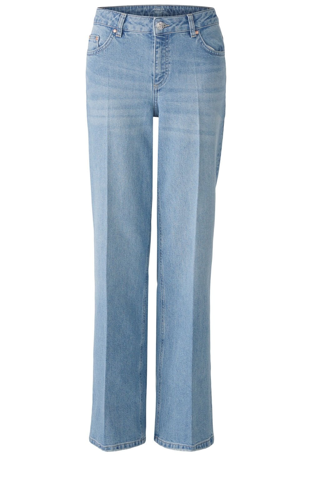 Light Denim Wide Leg Jeans