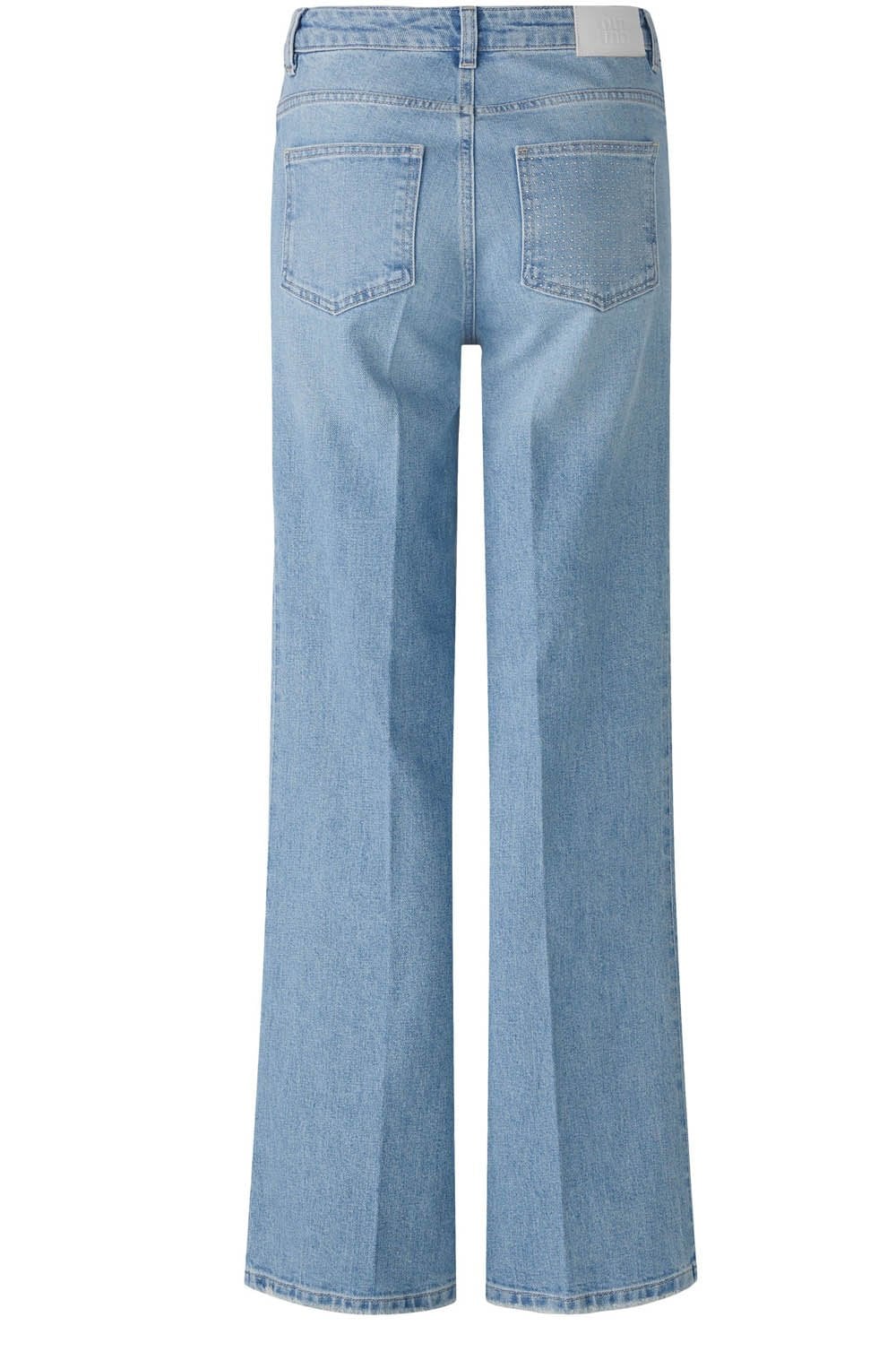 Light Denim Wide Leg Jeans