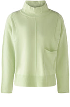 Light Green Cowl Neck Jumper